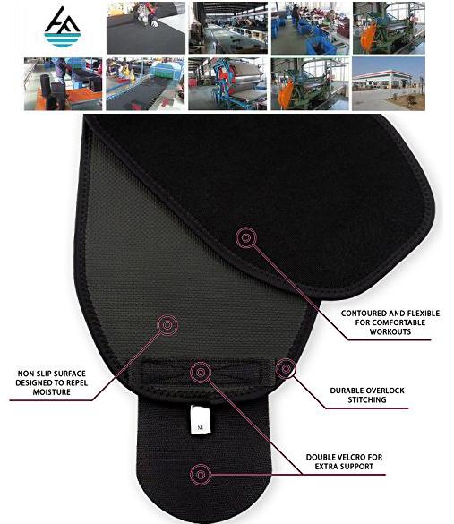 4mm Slimming Exercise Waist Trimmer Sweat Band  For CrossFit Training