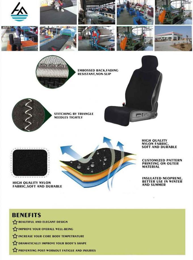 Waterproof Insulated Neoprene Seat Cover Seat Protector Sublimation Printing