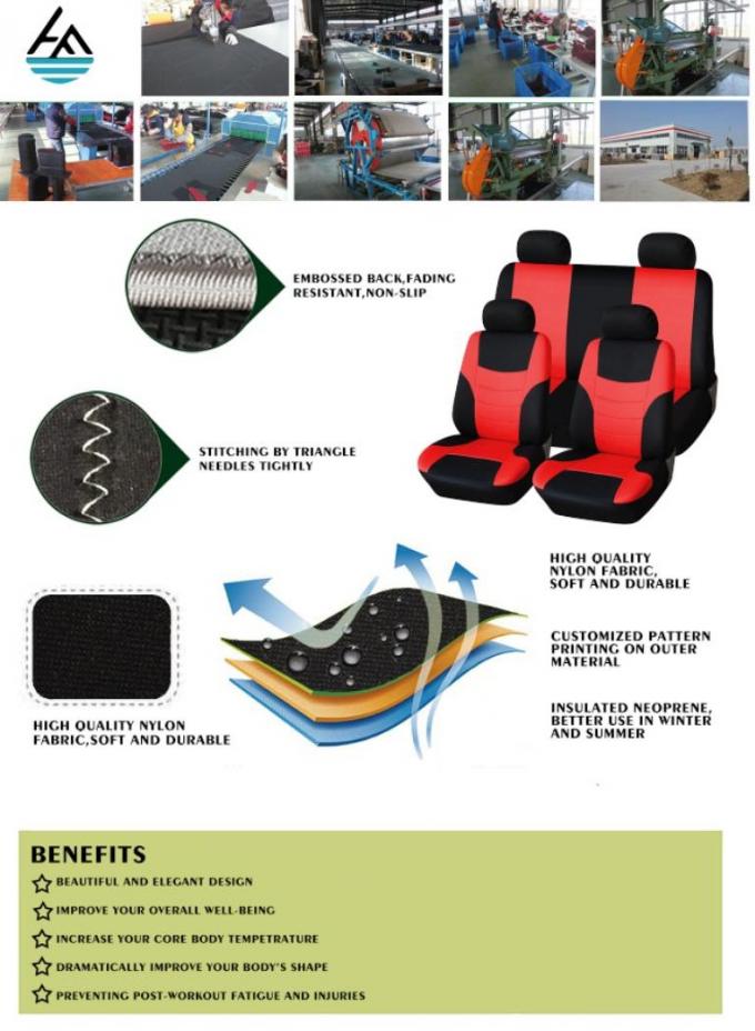 Waterproof Anti Slip neoprene Seat Cover Avoid Direct Sunlight Easy Carry