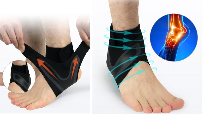 Comfortable Neoprene Ankle Wrap Athletic Ankle Support For Ankle Protector Guard