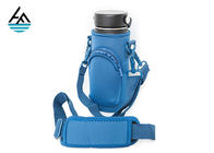 Blue Muti Function Neoprene Water Bottle Sleeve With Strap And Extra Pouch