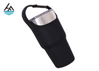 5mm Thickness Black Can Cooler Bag Custom Can Huggers  Polyester Cloth