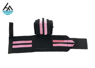 Super Heavy Pink Weight Lifting Wrist Straps Powerlifting With Mutifunction