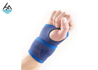 Bule Weightlifting Wrist Wrap Wrist Bandage  With Hand Grips Pads