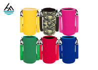 Colorful Printed Can Cooler Bag , Neoprene Can Cover Simple Fashion Diving Material