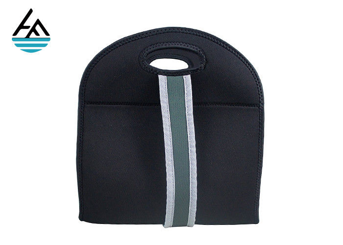 Unisex Insulate Neoprene Lunch Bag  / Neoprene Food Bag Zipper Bento Bag