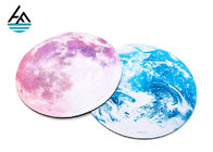 Cool Printed Round Mouse Pad  , Thin Mouse Mat Stitched Frame 2-5 mm Thickness