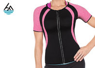 Black Pink Fitness Neoprene Weight Loss Sauna Suit Absorbs Sweat Custom Size
