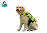 5mm Custom Neoprene Dog Vest With Handle , Neoprene Dog Life Jacket Pure Color