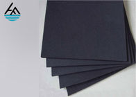 Smooth Neoprene Fabric Sheets , Black Neoprene Rubber Sheet With Nylon Fabric