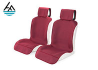 Red SBR Fitted Neoprene Jeep Seat Covers Digital Printing Technology
