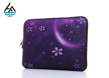 China Beautiful Pattern Durable Neoprene Laptop Carrying Case With Hidden Handle factory