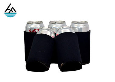 China Custom Neoprene Can Holder Neoprene Beer Can Cooler Stitched Fabric Edges factory